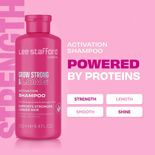 Lee Stafford Daily Blonde Shampoo | Bleach Blondes Everyday Care Cleanser - For All Blondes, No Yellow Tones, Brightens, Maintains, & Refreshes Color Treated Hair, For Men & Women 250 Ml