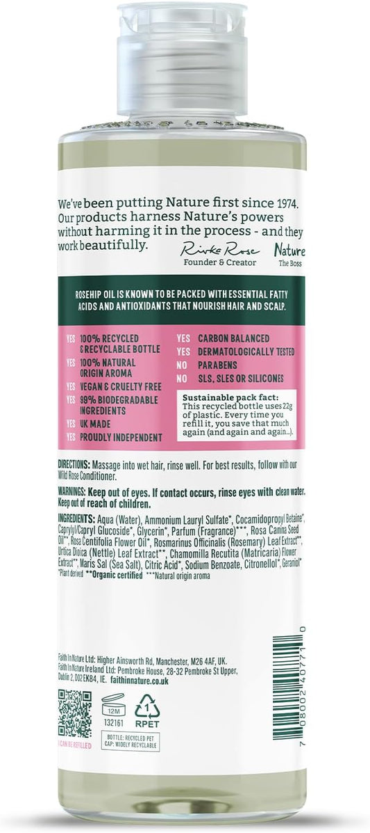 Faith In Nature Natural Seaweed & Citrus Shampoo, Detoxifying For Oily Hair & Scalp, Vegan & Cruelty Free, No Sls, Silicones Or Parabens, 400Ml (Pack Of 2)