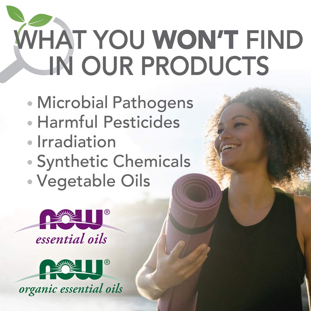 Now Essential Oils, Bergamot Oil, Sweet Aromatherapy Scent, Cold Pressed, 100% Pure, Vegan, Child Resistant Cap, 1-Ounce