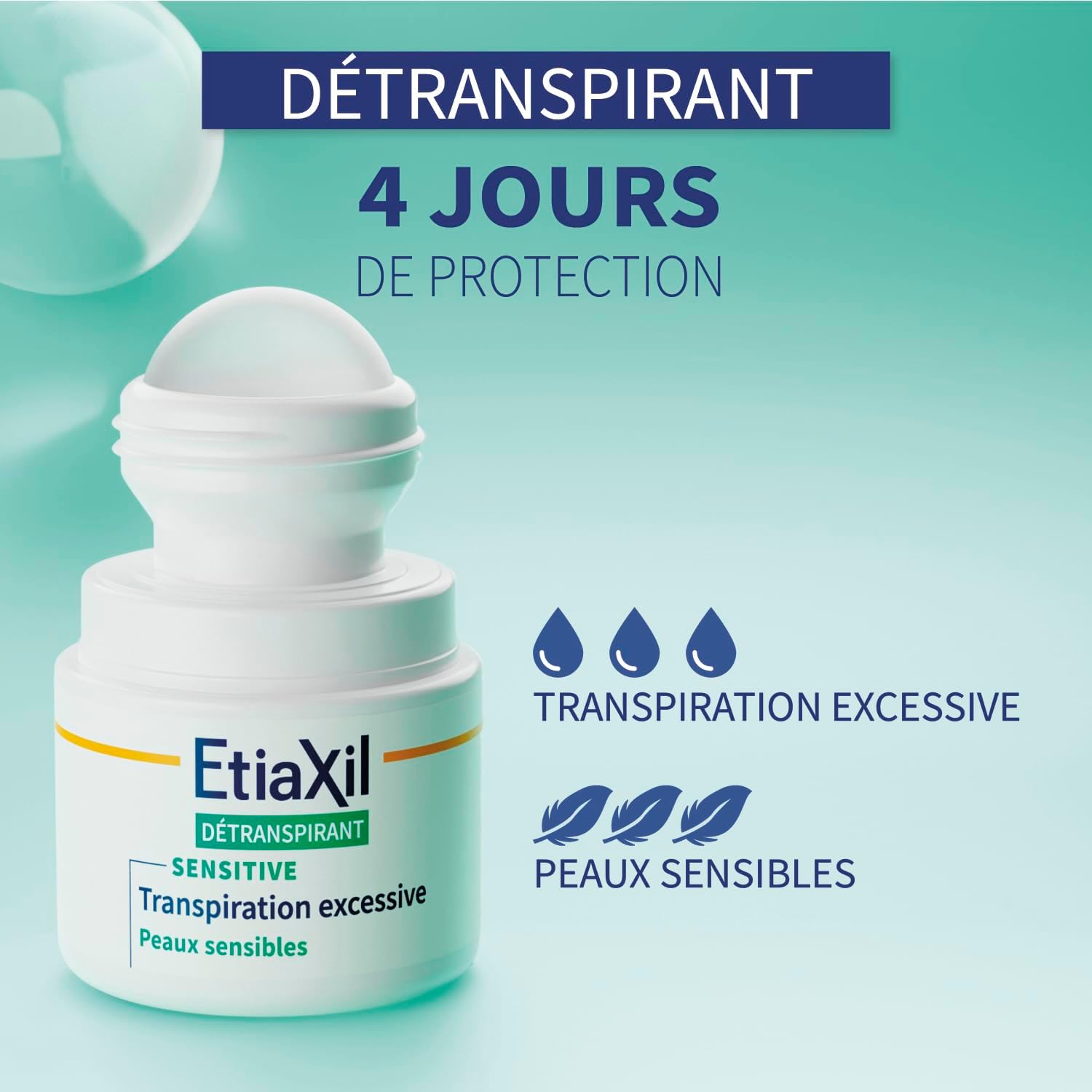 Etiaxil Antiperspirant Armpits Sensitive Skins Roll-On 15Ml