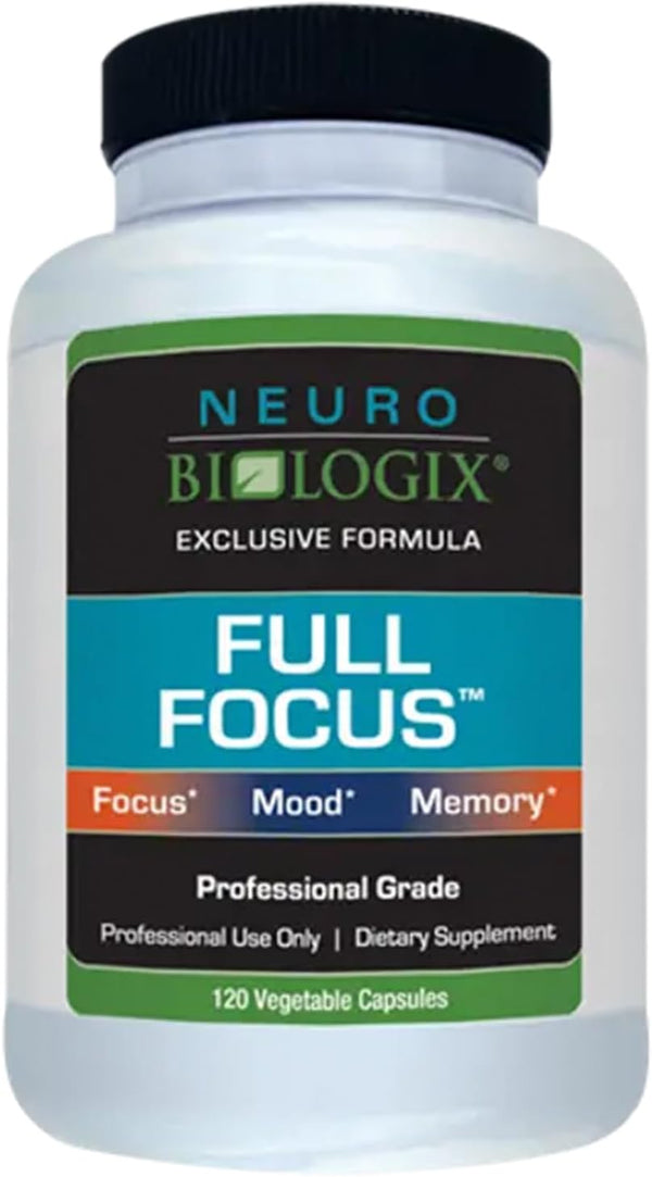 Neuro Biologix Full Focus Supplement, Nootropics Brain Support For Mem