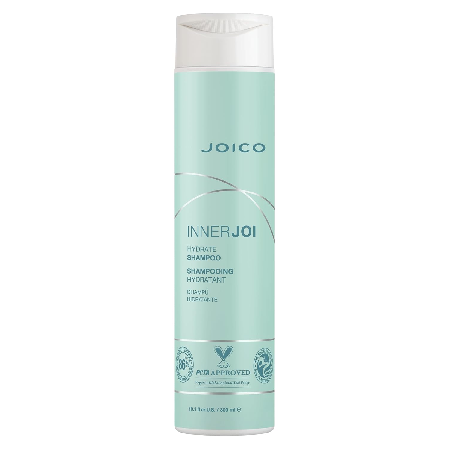 Joico Innerjoi Hydrate Shampoo | For Dry Hair & Scalp | Sulfate & Paraben Free | Naturally-Derived Vegan Formula