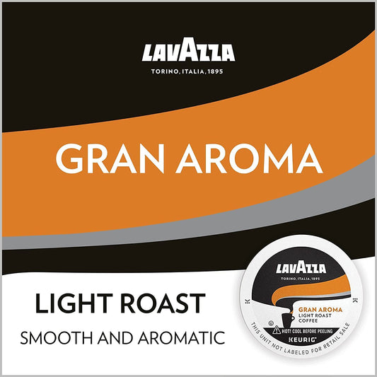 Lavazza Gran Aroma Single-Serve Coffee K-Cup® Pods for Keurig Brewer, Medium roast , 16-Count Box