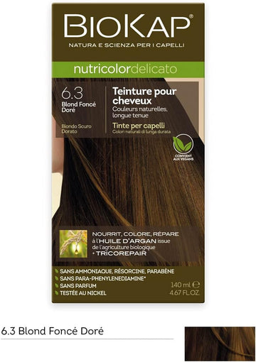 Nutricolor Delicato Hair Colour 6.3 Dark Golden Blonde