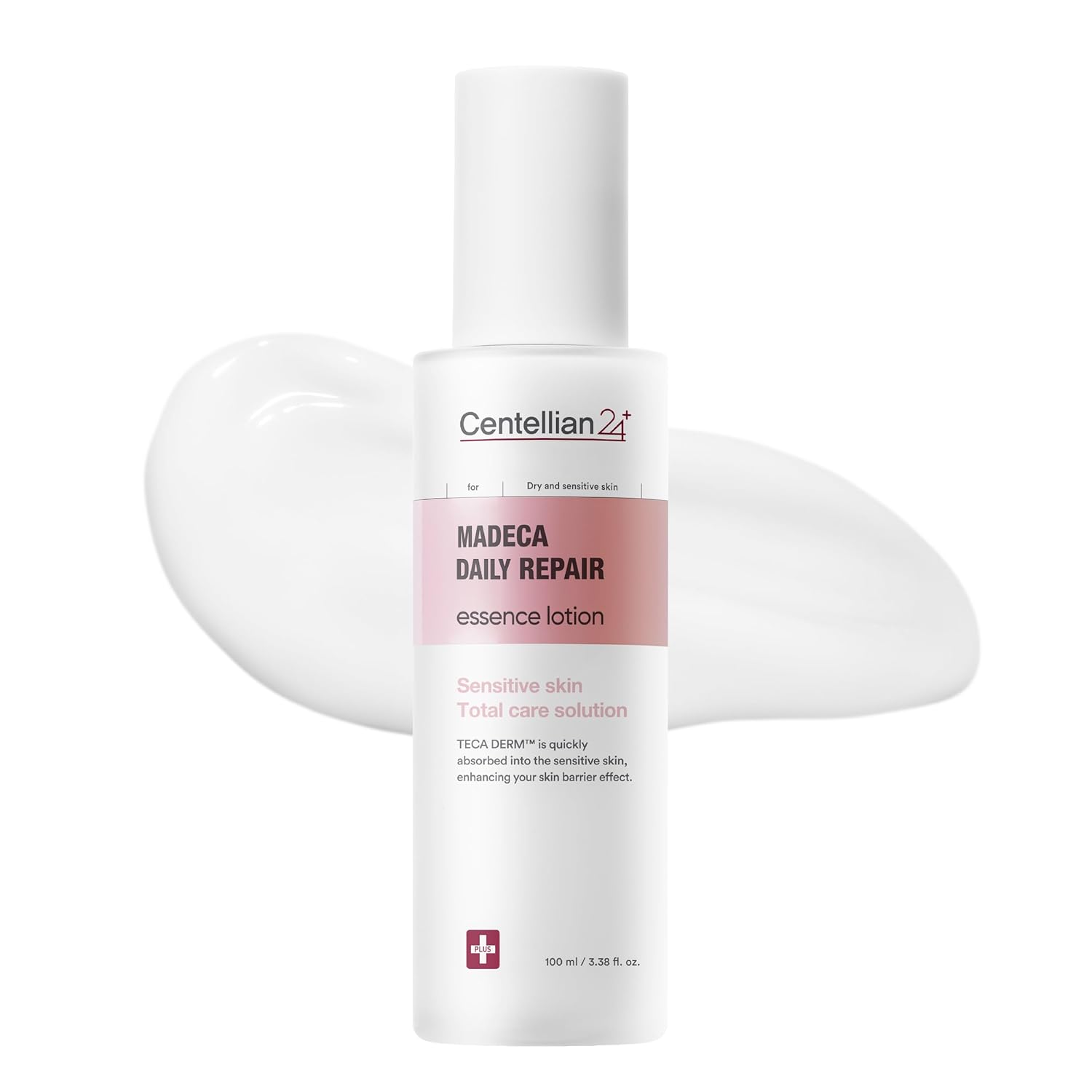 Centellian 24 Madeca Daily Repair Essence Lotion (3.38Fl Oz) - Deep Hydration & Soothing For Sensitive Skin, Lightweight, Non-Irritating, Korean Skin Care. Teca Derm, Centella Biome Water