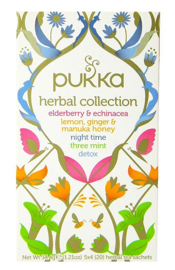 Pukka Tea - Herbal Collection - (Pack Of 2) 34.4G Net Weight Each