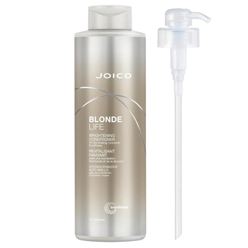 Joico Blonde Life Brightening Conditioner | For Blonde Hair | Illuminate Hydration & Softness | Add Softness & Smoothness | Sulfate Free | Fortified With Monoi & Tamanu Oil