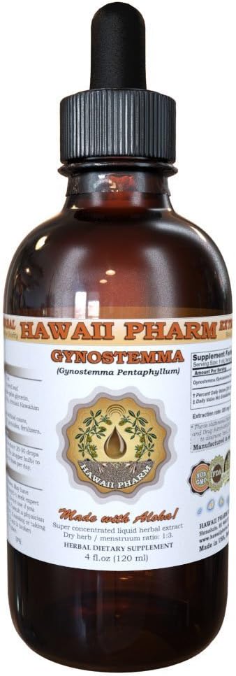 Gynostemma Liquid Extract, Gynostemma (Gynostemma Pentaphyllum) Tincture Supplement 32 Oz