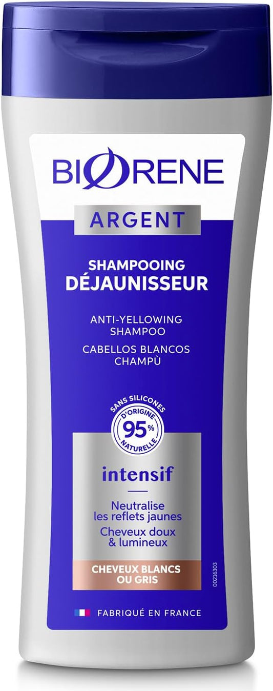Biorène Intensive Deyellowing Shampoo, 200 Ml (Pack Of 2), For Grey/White Hair