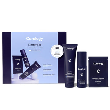 Curology Skin Care Starter Gift Set, Gentle Essentials Kit With Emergency Spot Patches For All Skin Types, 60 Day Supply