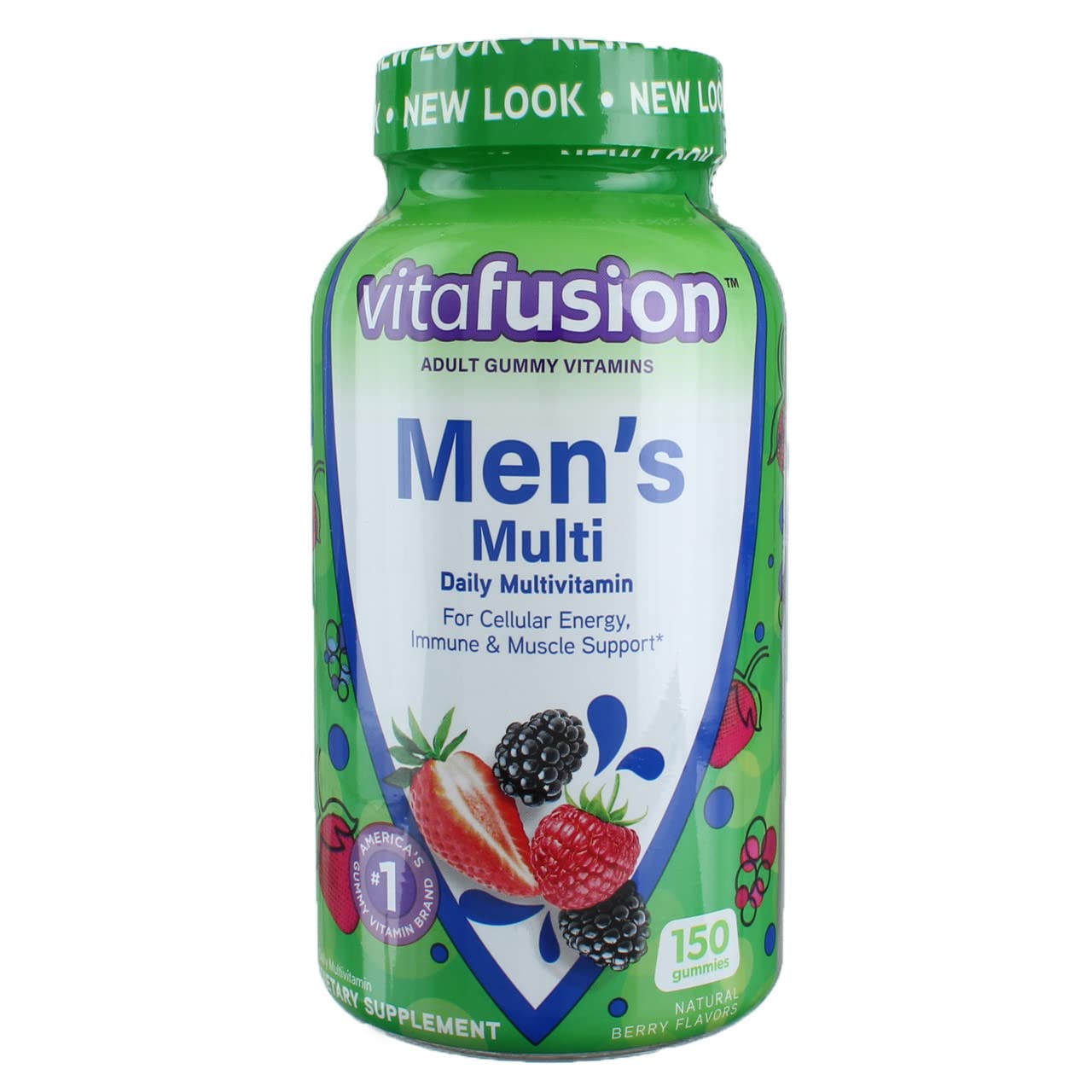 Vitafusion Mens Flavor Gummy Vitamins 150ct NEW LOOK