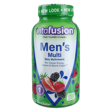 Vitafusion Mens Flavor Gummy Vitamins 150ct NEW LOOK