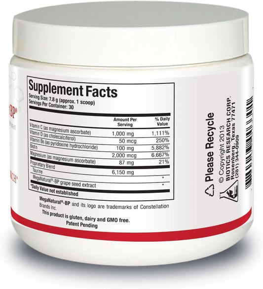 Biotics Research Bio Cardiosirt Bp Patented Easy To Mix Powder, Formulated With The Assistance Of Mark Houston, Md, Unique Combination Of 7 Key Nutrients, 8 Ounces