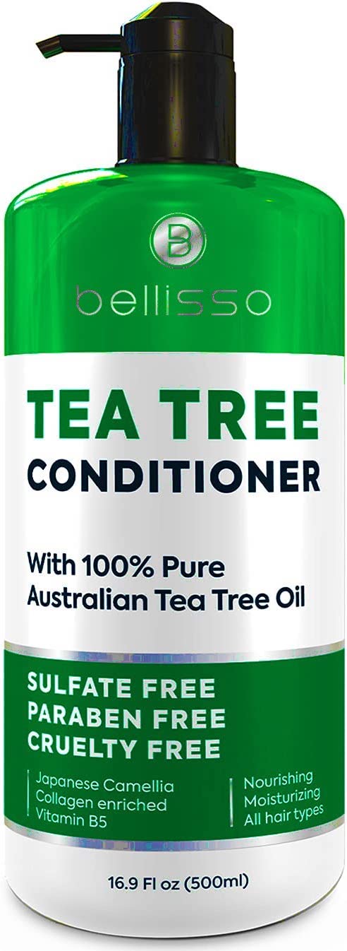 Tea Tree Oil Conditioner - Sulfate and Paraben Free - Anti Dandruff Treatment for Itchy, Dry Scalps - Ideal for Women and Men with Oily Hair and Scalp Buildup