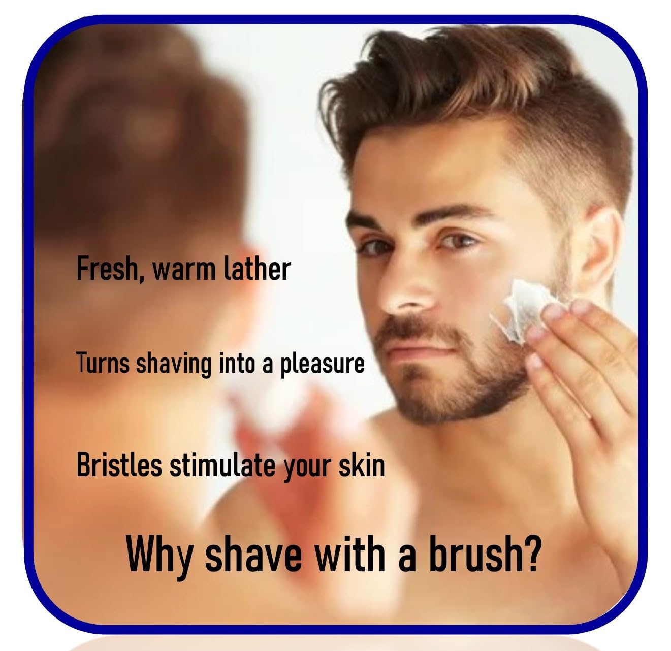 Col. Conk Products, Inc. Model 610 "Howitzer" Shave Brush : Beauty & Personal Care