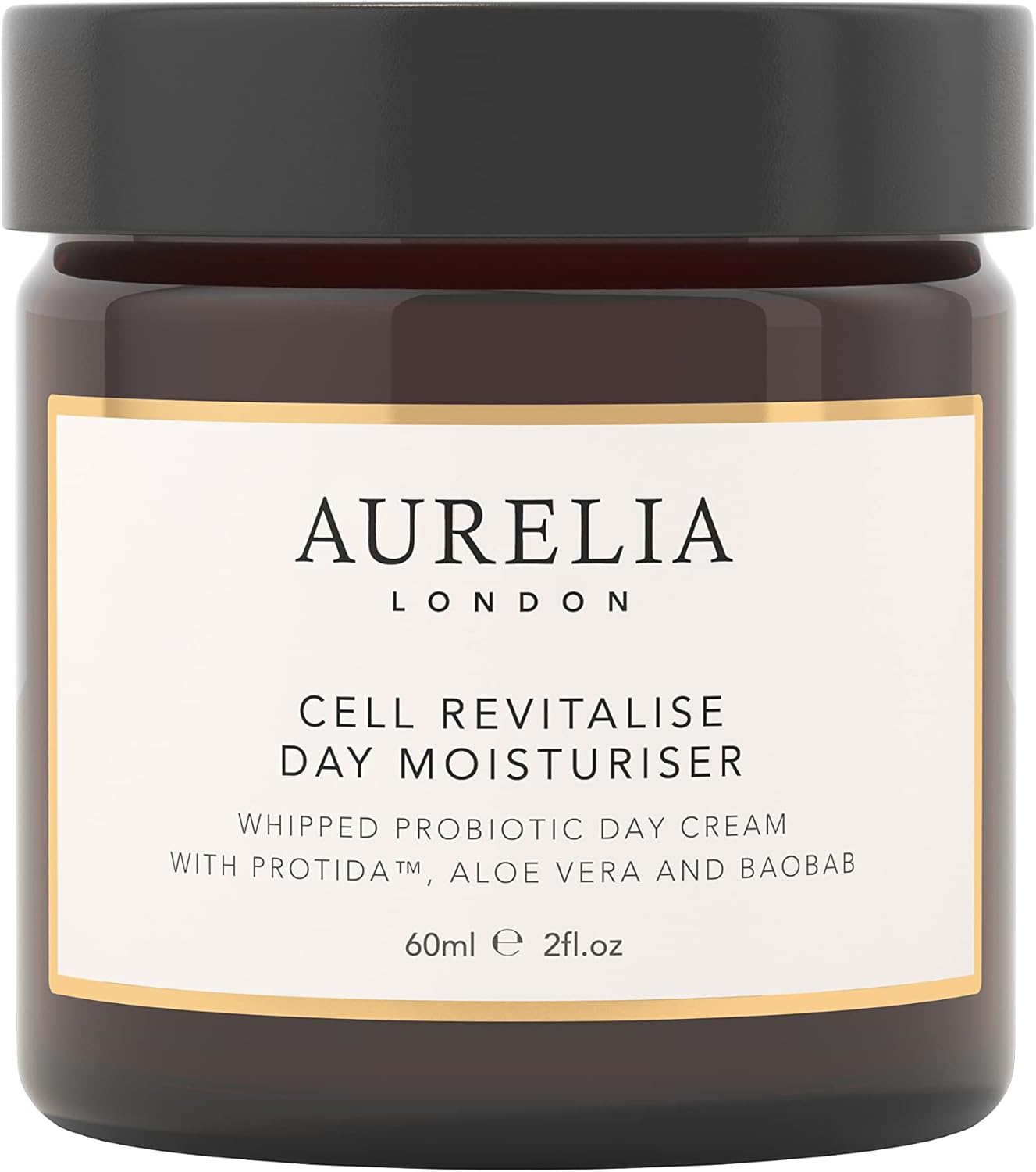 Cell Revitalise Day Moisturiser | Hydrating Probiotic Day Face Cream For Dry Skin | Made From Natural Ingredients | Supports Anti Ageing | Suitable For Sensitive Skin | Aurelia London 60Ml