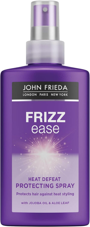 John Frieda Frizz Ease Heat Defeat Protecting Spray 150Ml, Moisturising Hair Spray For Heat Protection And Frizz Prevention