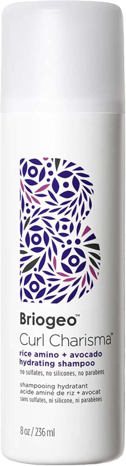 Briogeo Curl Charisma Hydrating Shampoo, Define And Moisturize Wavy, Curly, And Coily Hair, Vegan, Phalate & Paraben-Free - 236Ml
