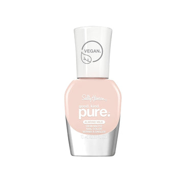 Sally Hansen Good.Kind.Pure Demi Matte Vegan Nail Color, Almond Milk - 0.33 Fl Oz (Pack Of 1)