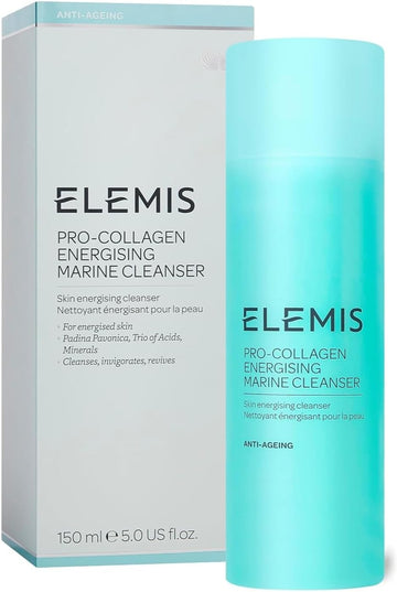 Elemis Pro-Collagen Energising Marine Cleanser – Anti-Aging Gel Face Wash For Radiant, Revitalized Skin – Deeply Cleanses Without Drying – 150Ml