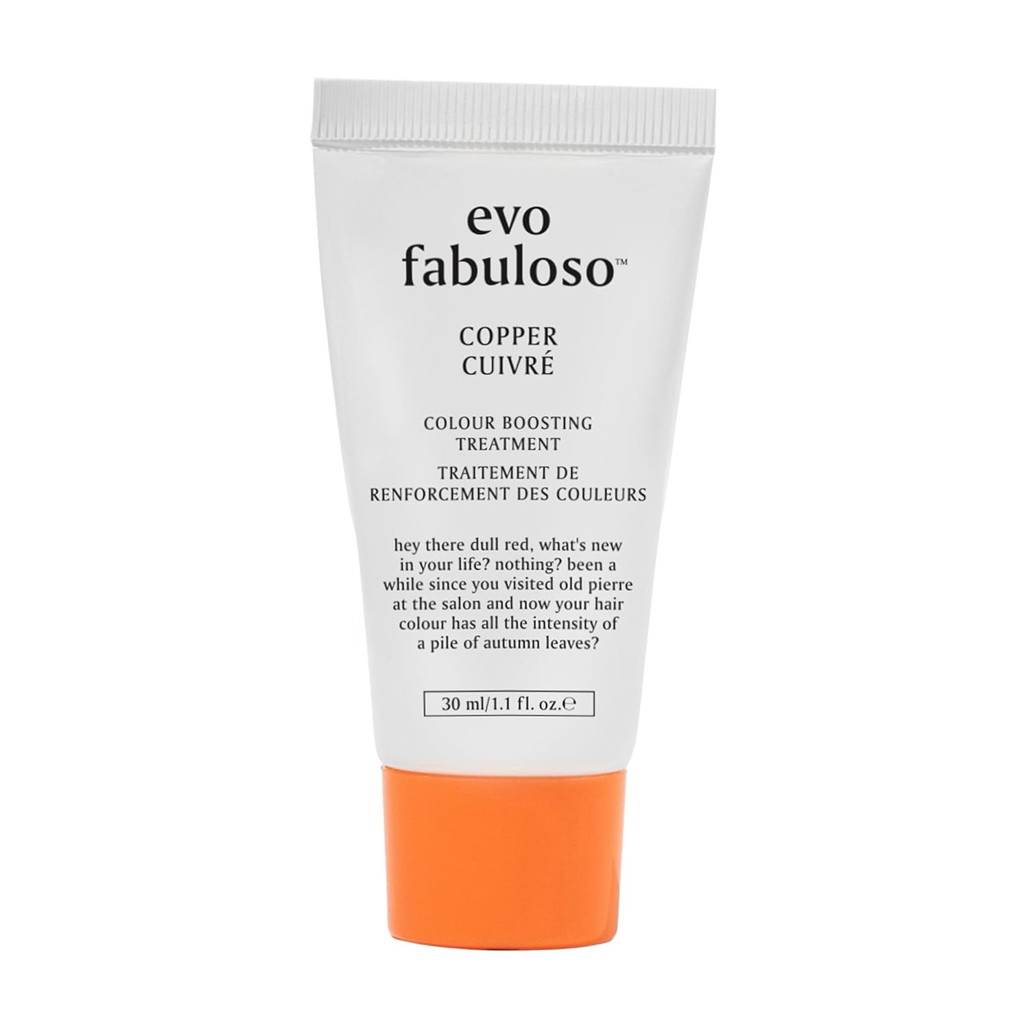 Evo Fabuloso Copper Colour Boosting Treatment - Colour Care Conditioner For Colour -Treated Hair - Helps Maintain Colour Depth, Tone & Shine, 30Ml / 1.01Fl.Oz