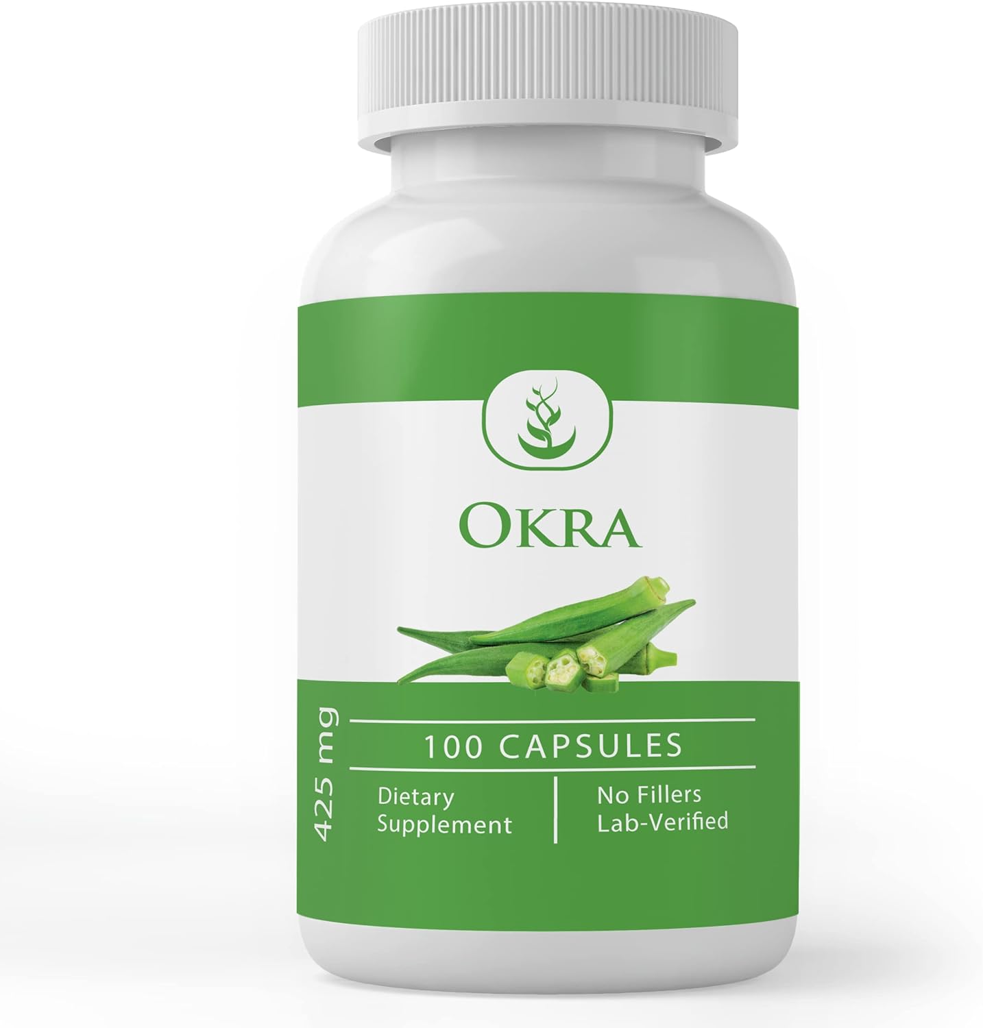 Pure Original Ingredients Okra Extract (100 Capsules), Always Pure, No Additives Or Fillers, Lab Verified