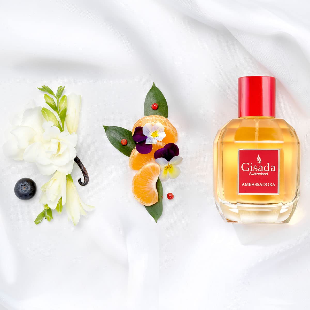 Gisada Ambassadora Women'S Perfume - Perfumes For Women With Oriental, Sweet, Floral, Warm Fragrance - Daily Wear Women'S Cologne With Juicy, Fruity, Spicy Scent - Made In Switzerland - 1.7 Fl. Oz. : Beauty & Personal Care