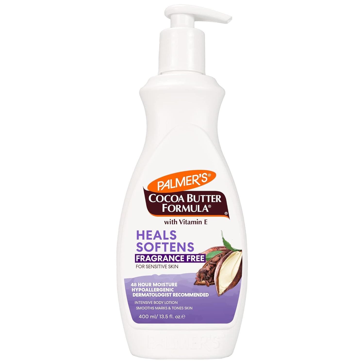 Palmer's Cocoa Butter Formula Fragrance Free Body Lotion, 13.5 Ounce