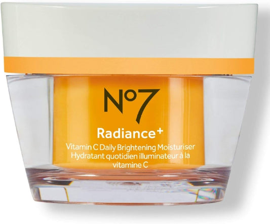 No7 Radiance + Vitamin C Daily Brightening Moisturiser Face Cream Day & Night 50Ml