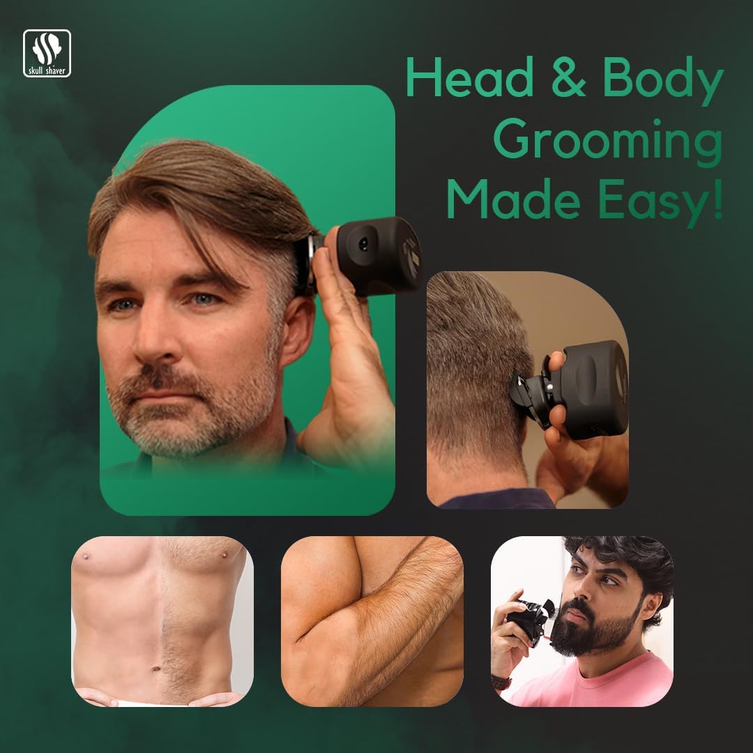 Skull Shaver Beast Clipper Duo : Ultimate Home Haircut & Grooming Kit For Men/Women - Diy Haircut,Hair Clippers, Self Haircut Tool. : Beauty & Personal Care