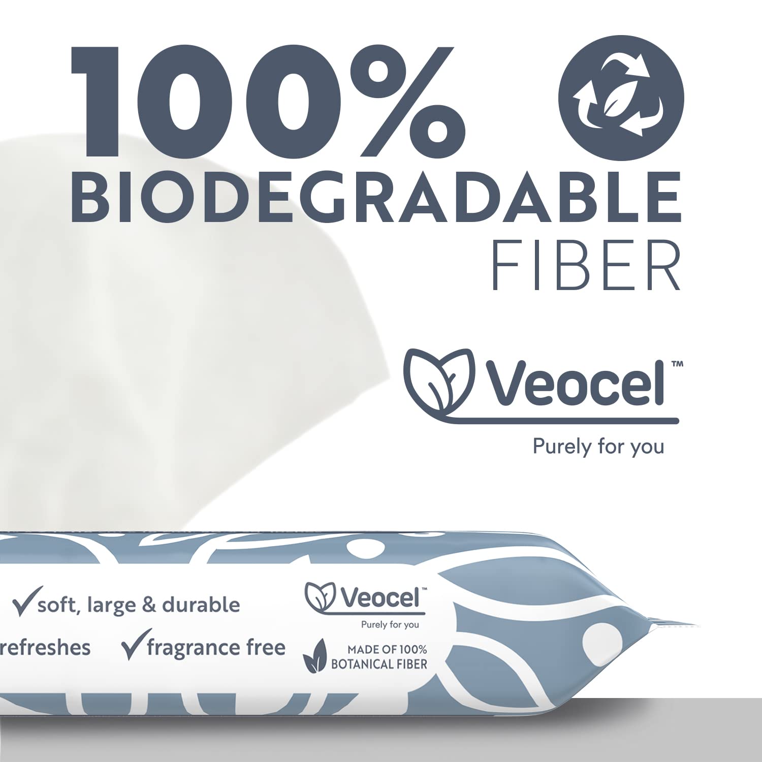 Large Probiotics Baby Wipes For Delicate & Sensitive Skin, Plant-Based, Biodegradable, Hypoallergenic & Fragrance-Free, Formulated With Plant-Derived, Probiotic Ingredients (3 Packs Of 40 =