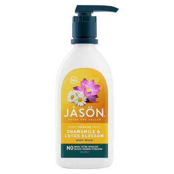 Jason Natural Body Wash & Shower Gel, Relaxing Chamomile & Lotus Blossom, 30 Oz