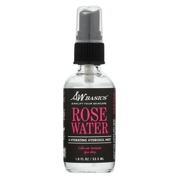 S.W. Basics A Refreshing Skin Toning Mist Organic Rose Water Face Spray, Rosewater, 1.8 Fl Oz : Beauty & Personal Care