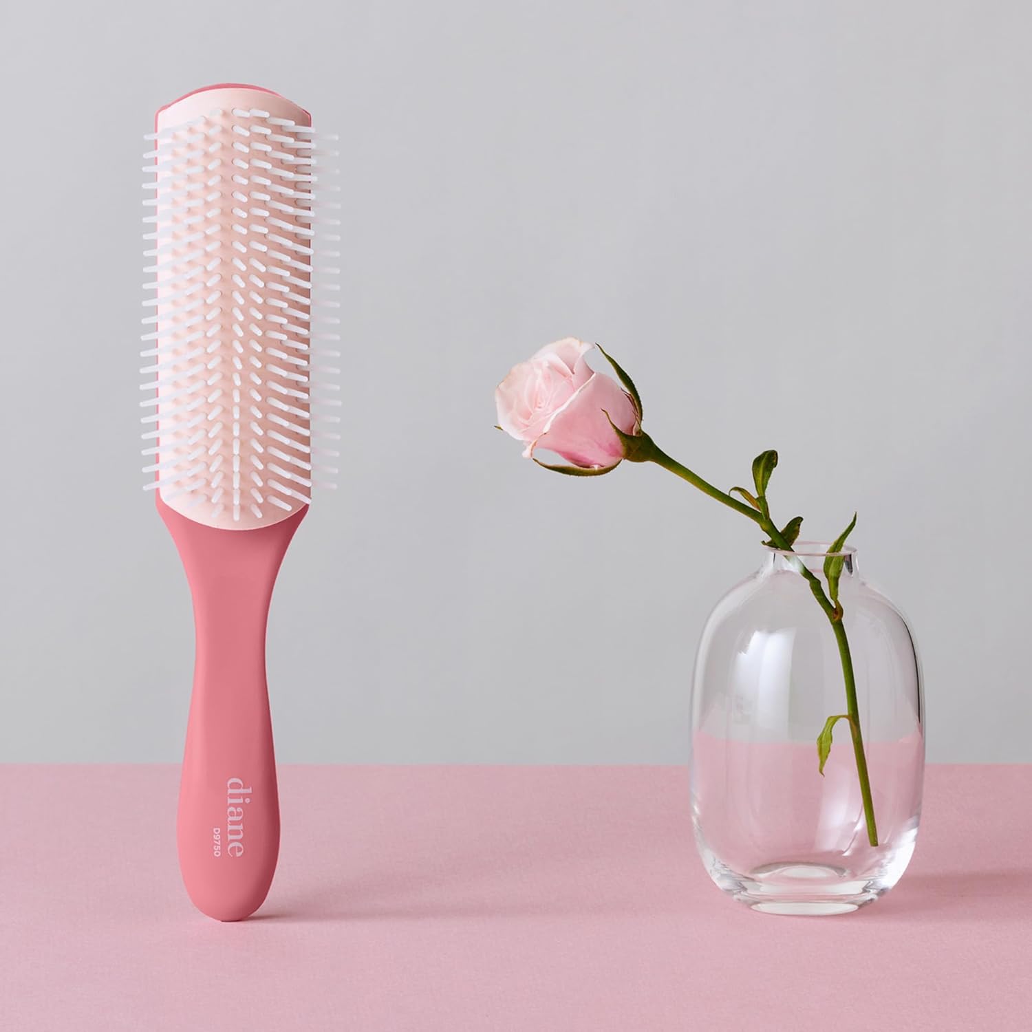 Diane Pro Nylon Pin Styling Hair Brush for Detangling, Separating, Shaping and Defining Wet Thick or Curly Hair, Glides Through Tangles with Ease : Beauty & Personal Care