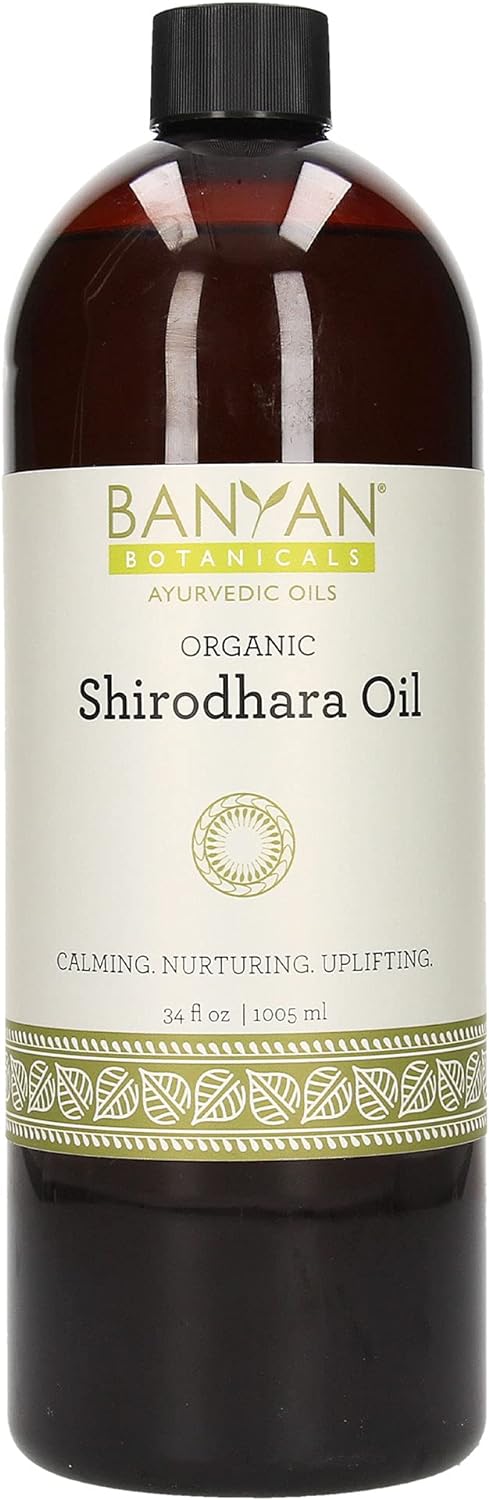 Banyan Botanicals Shirodhara Oil ? Organic Massage Oil with Shatavari,