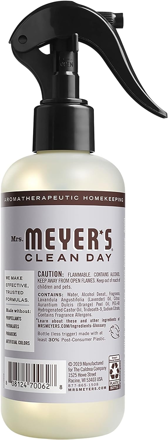 MRS. MEYER'S CLEAN DAY Room Freshener Variation Includes 1 Lemon Verbena, 1 Geranium, and 1 Lavender 3 ct. : Health & Household