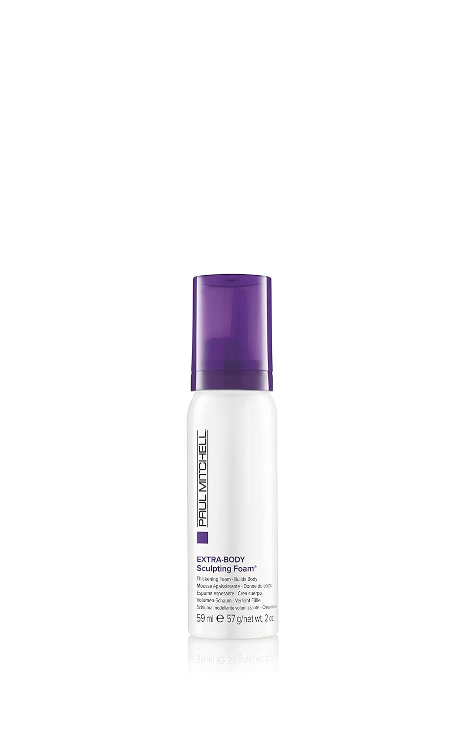 Paul Mitchell Extra-Body Sculpting Foam, Thickens + Builds Body, For Fine Hair, 2 Oz