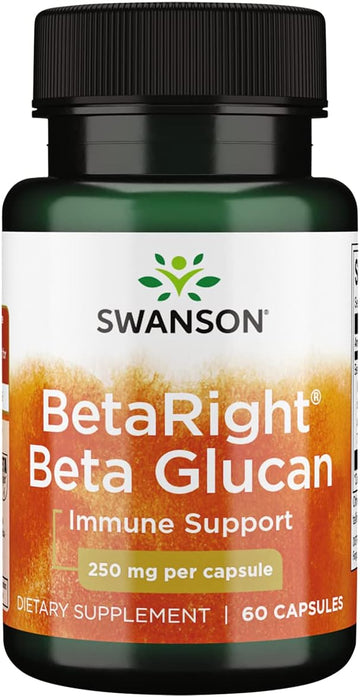 Swanson Betaright Beta Glucans 250 Milligrams 60 Capsules