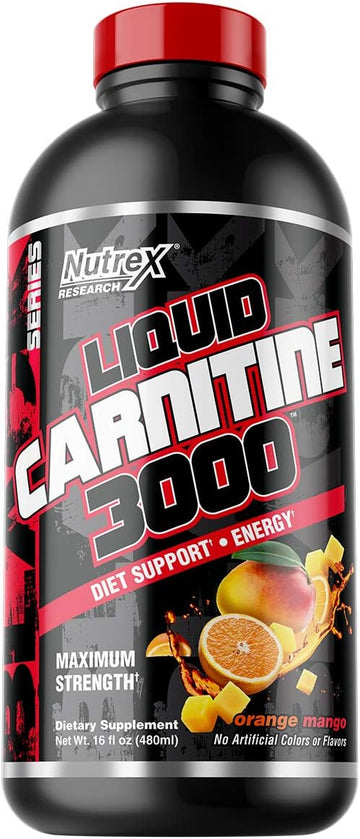 Nutrex Research Liquid Carnitine 3000 | Premium Liquid Carnitine, Fat