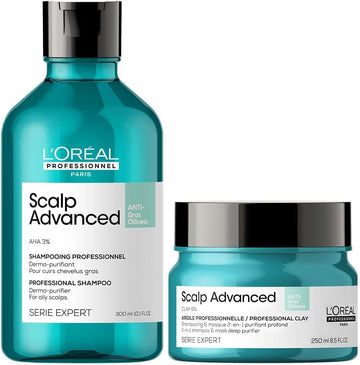 L'Oréal Professionnel Serie Expert Scalp Advanced Anti-Oiliness Hair Shampoo & Mask Duo