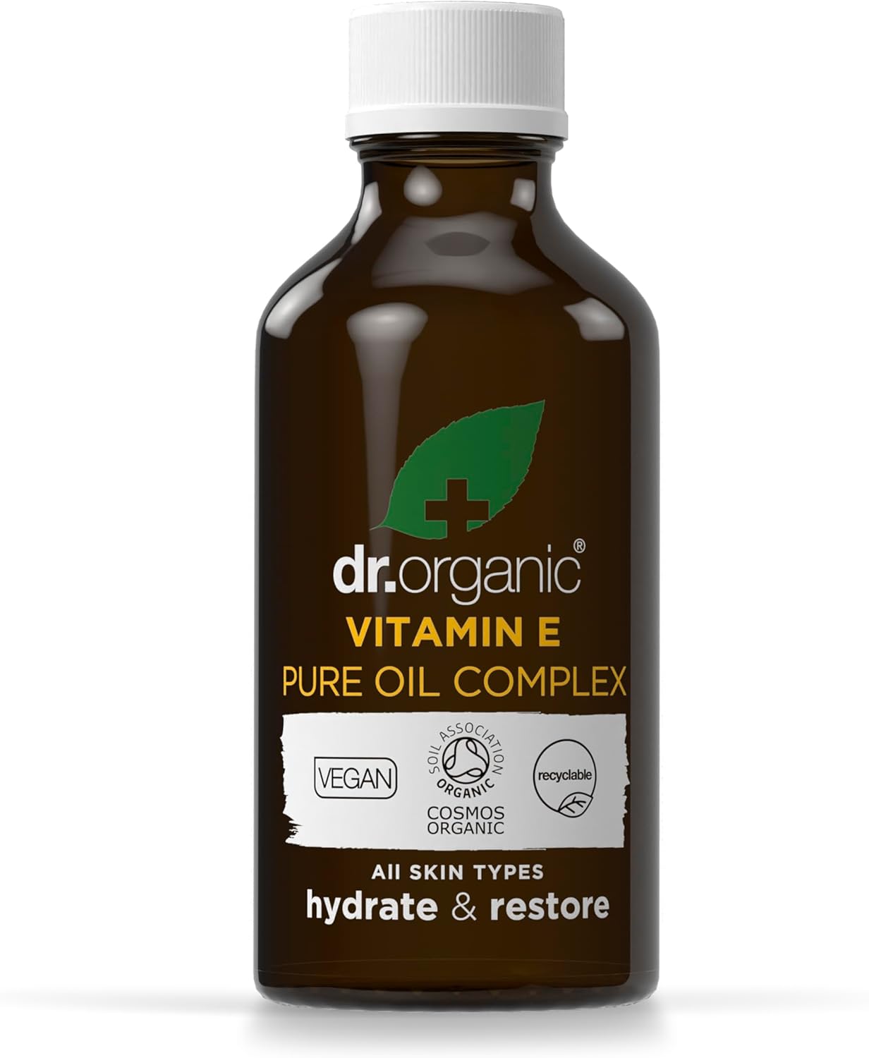 Dr. Organic Vitamin E Pure Oil Complex | Nourishes And Protects Skin, Enhances Elasticity, Natural, Certified Organic, Paraben & Sls-Free, 50 Ml / 1.7 Fl Oz : Beauty & Personal Care