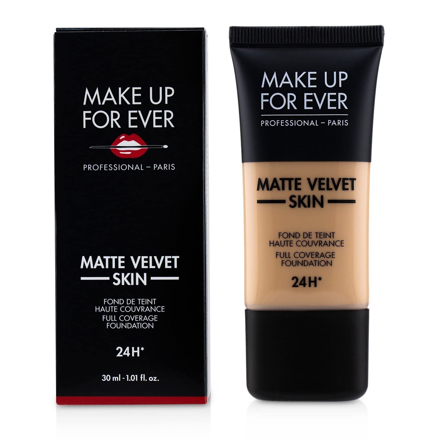 Make Up For Ever Matte Velvet Skin Full Coverage Foundation Y325 Flesh : Beauty & Personal Care