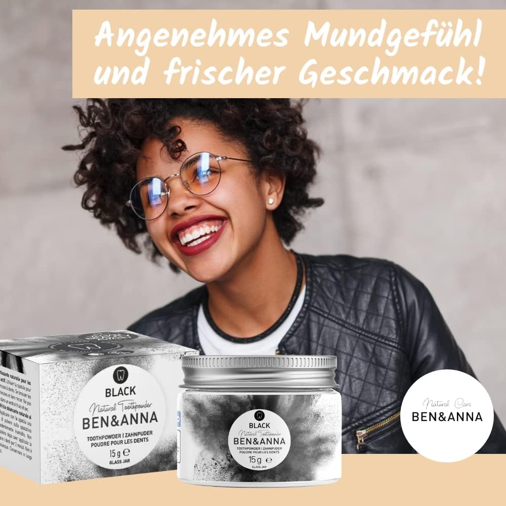 Ben & Anna Black Natural Toothpowder - 20G