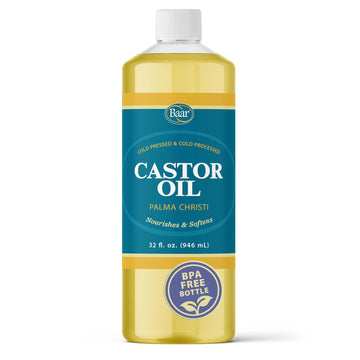 Baar Cold-Pressed, Cold-Processed, Hexane Free Castor Oil, 4 Ounces