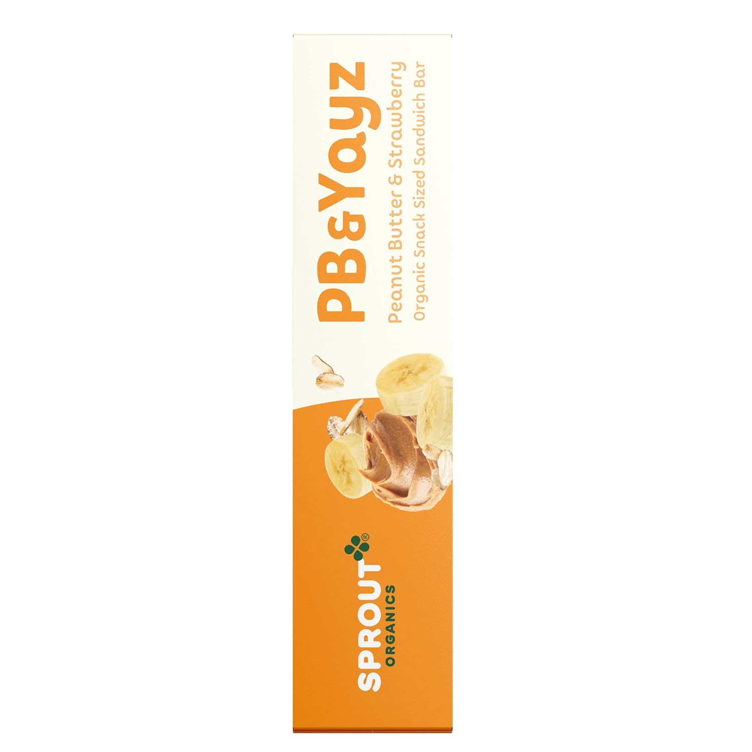 Sprout Organics PB & Yayz Sandwich Bars Peanut Butter & Banana, Organic Gluten Free Toddler Snack : Baby
