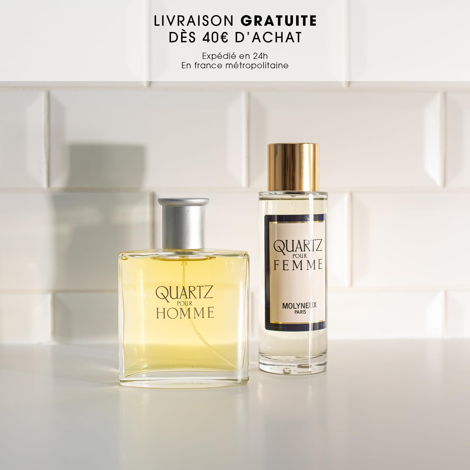 Quartz Blossom By Molyneux, Eau De Parfum Spray 3.3 Oz : Beauty & Personal Care
