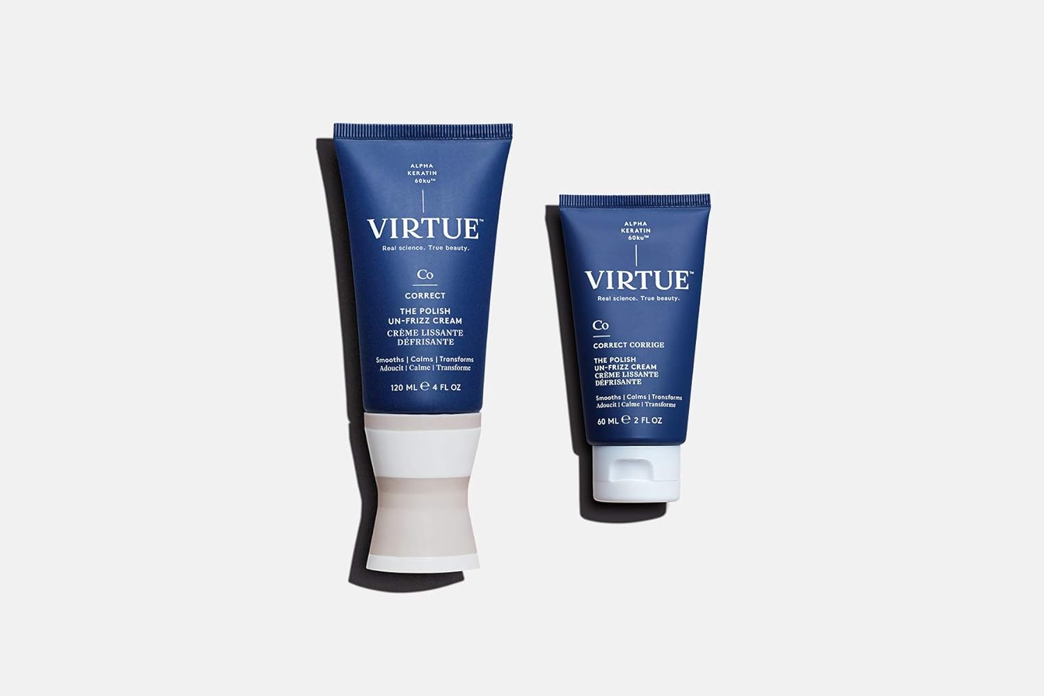 VIRTUE Un-Frizz Cream 2 FL OZ | Alpha Keratin Eliminates Frizz | Sulfate Free, Paraben Free, Color Safe, Vegan : Beauty & Personal Care