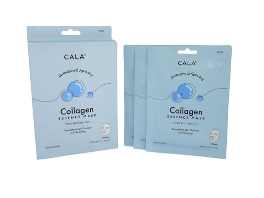 Cala Collagen Essence Facial Mask Sheets 5 Count, 5 Count
