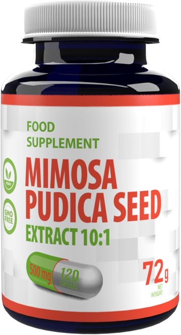 Hepatica Mimosa Pudica Seed 5,000Mg | 10:1 Extract (500Mg) | 120 Vegan Capsules | High Strength Gut Cleanse & Digestive Support | 3Rd Party Lab Tested