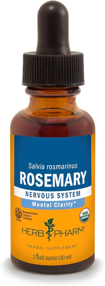 Herb Pharm Certified Organic Rosemary Liquid Extract, 1 Fl Oz (Packaging May Vary)